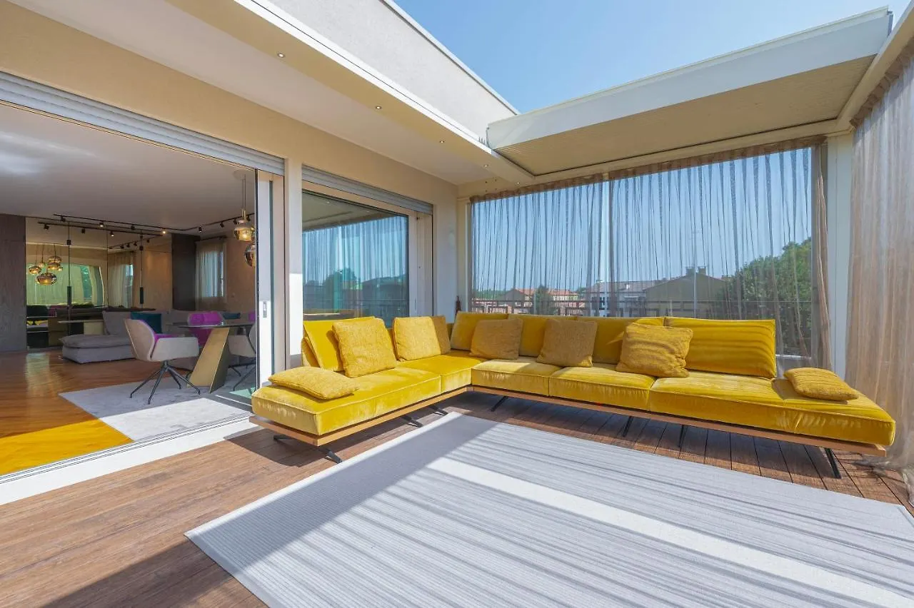 Venice New Luxury Penthouse - Free Parking And Roof Terrace Mestre